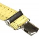 Yellow braces with measure tape