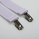 Bright purple braces