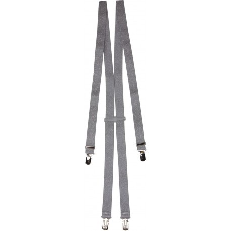 Silver colored braces