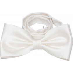 Cream colored bow tie