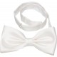 Cream colored bow tie