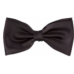 Dark grey bow tie